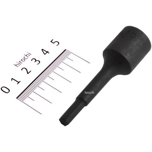 1/2インチsq ヘックスビットソケット 全長75mm 6mm