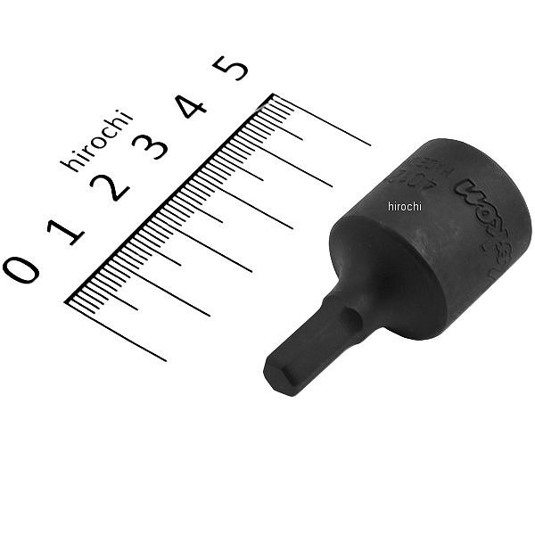 4012M.43-6 1/2インチsq ヘックスビットソケット 全長43mm 6mm