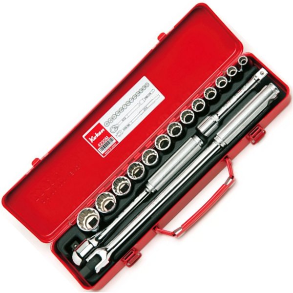 1/2インチsq 12角ソケットセット 17ヶ組 ミリサイズ