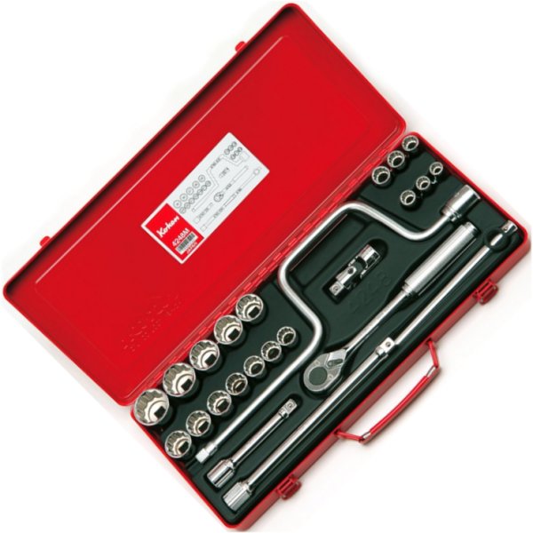 1/2インチsq 12角ソケットセット 24ヶ組 ミリサイズ