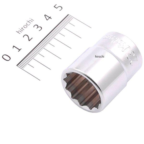 1/2インチsq 12角スタンダードソケット 23mm