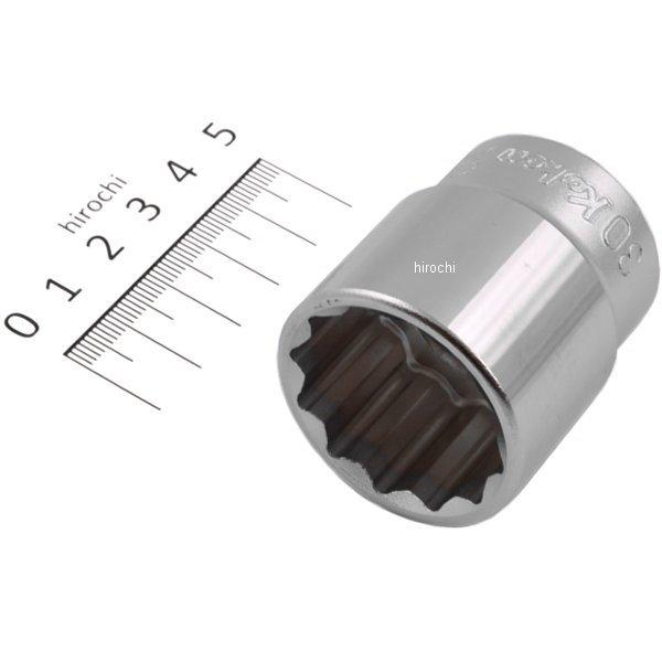 1/2インチsq 12角スタンダードソケット 30mm