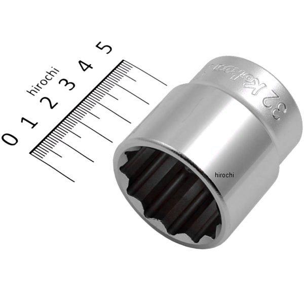 1/2インチsq 12角スタンダードソケット 32mm