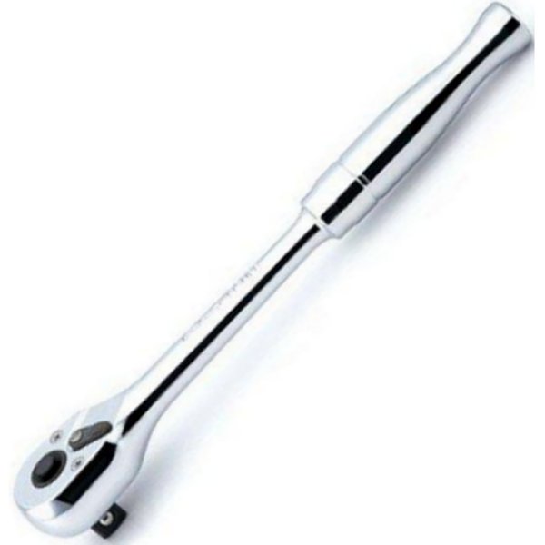 1/2インチsq ラチェットハンドル プッシュボタン式(ミガキ) 全長 250mm