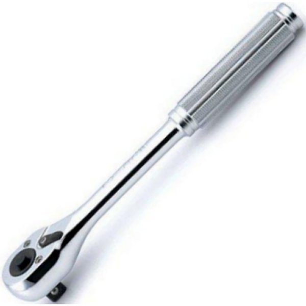 1/2インチsq ラチェットハンドル プッシュボタン式(ローレット) 全長 250mm