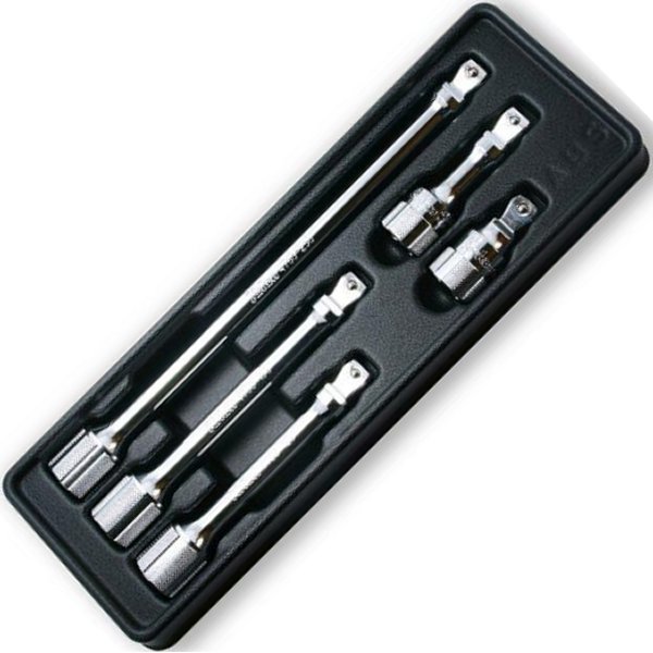 1/2インチsq オフセットエクステンションバーシュリンクパックセット 5ヶ組