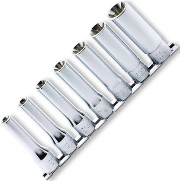 1/2インチsq トルクスディープソケットレールセット 7ヶ組