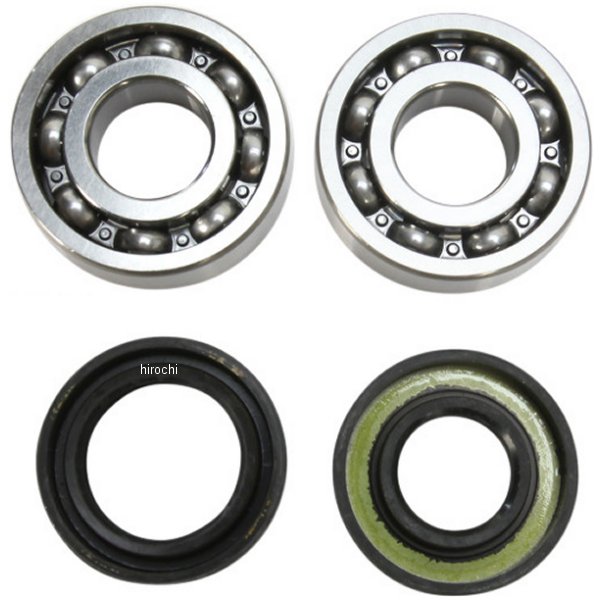 クランクシャフト ベアリング、シールキット 81年以降 PW50