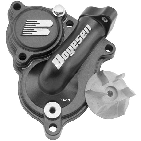 ウォーターポンプカバー インぺラーセット 14年以降 YZ250F、YZ250FX、WR250F アルミ 黒