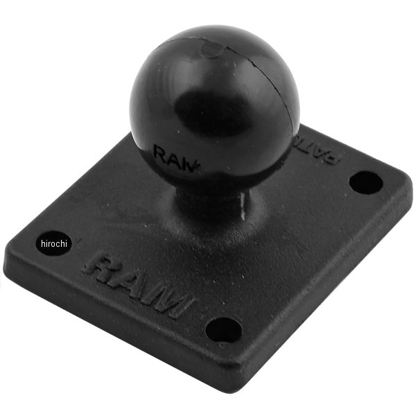 2インチx1.7インチベース(AMPSホールパターン) 汎用 黒