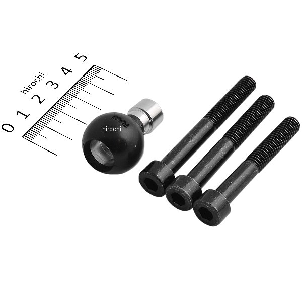 M8ボルトベース（ネジ3種類付属) 汎用 黒