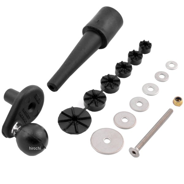 フォークステムベース 汎用 穴径 φ12mm-20mmに対応 黒