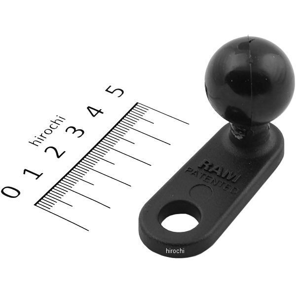 ホールベース 11mm穴 汎用 黒