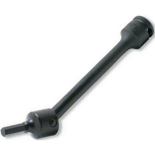 3/8インチsq インパクトユニバーサルエクステンションヘックスビットソケット 全長150mm 8