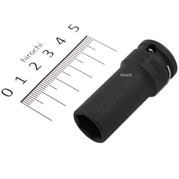 3/8インチsq 薄肉インパクトセミディープソケット 13mm