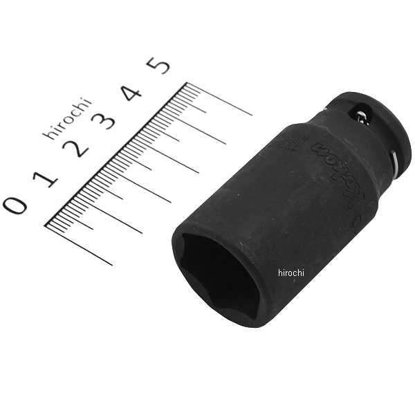 3/8インチsq 薄肉インパクトセミディープソケット 19mm