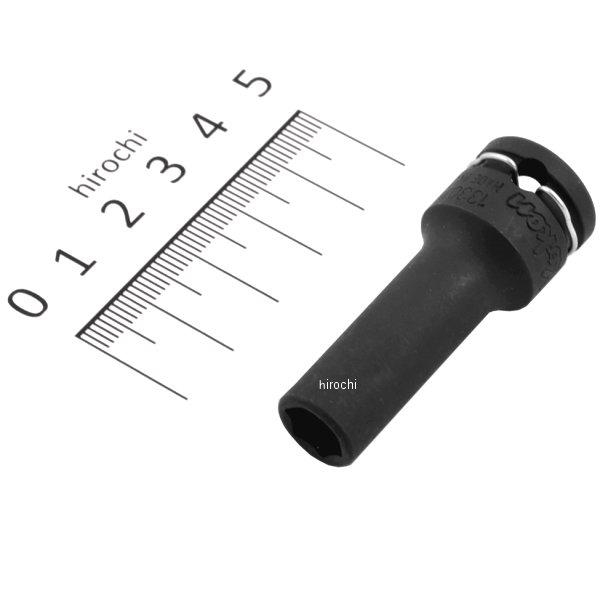 3/8インチsq 薄肉インパクトセミディープソケット 8mm