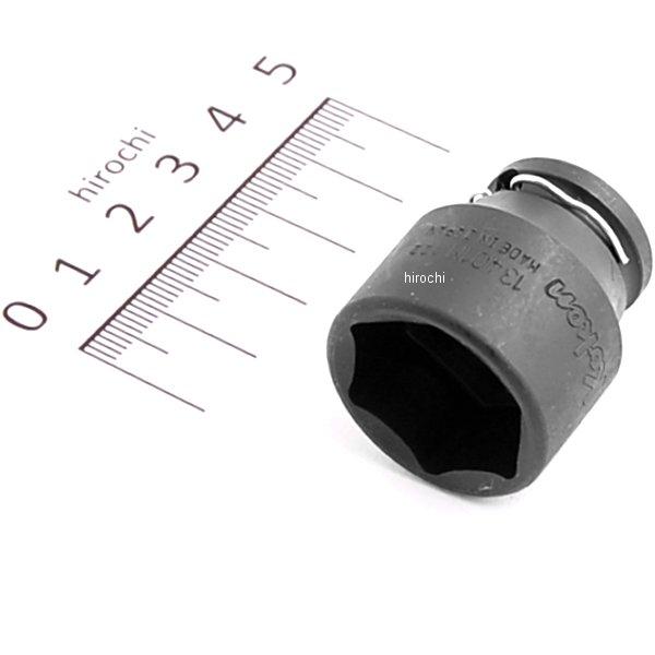 3/8インチsq 薄肉インパクトソケット(6角) 21mm