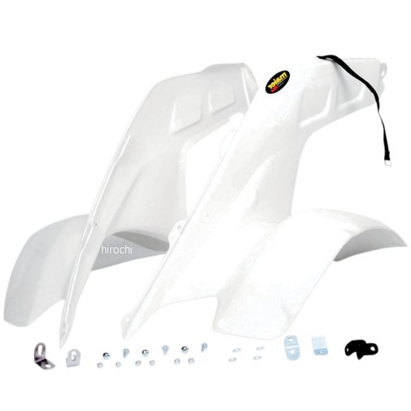 フロントフェンダー 86年-89年 ホンダ TRX250R 白