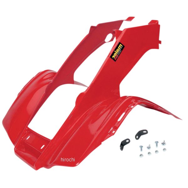 フロントフェンダー 86年-88年 ホンダ TRX200SX 赤