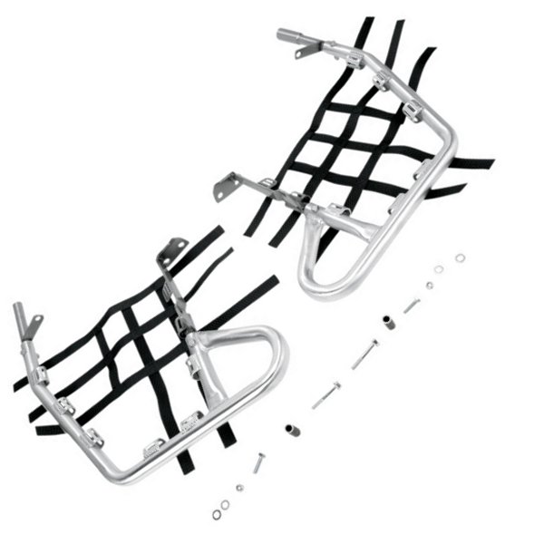 ヒールガード アロイ 04年-07年 ホンダ TRX450R ナチュラル/黒