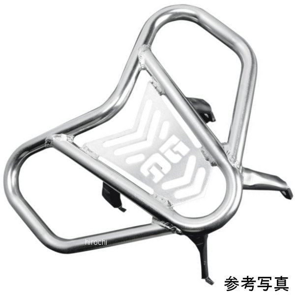 フロントバンパー V-ライト 04年-13年 ヤマハ YFZ450 アルミ