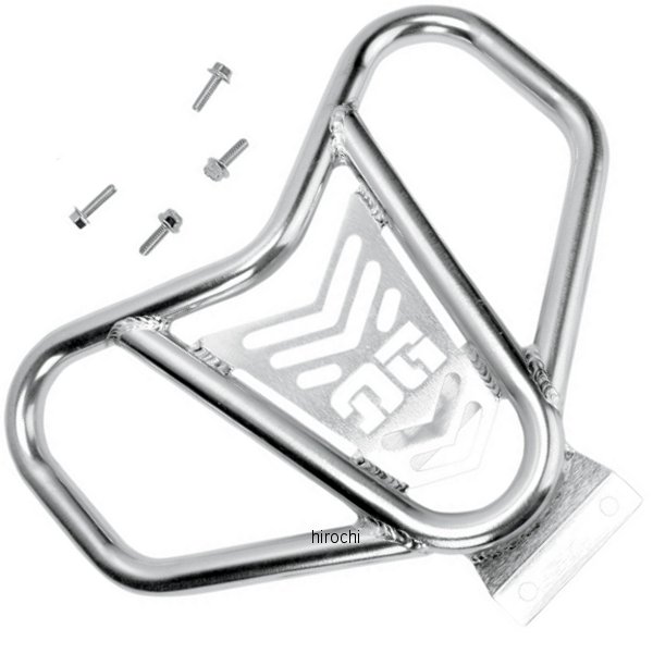 フロントバンパー V-ライト 06年-16年 ヤマハ YFM700R アルミ