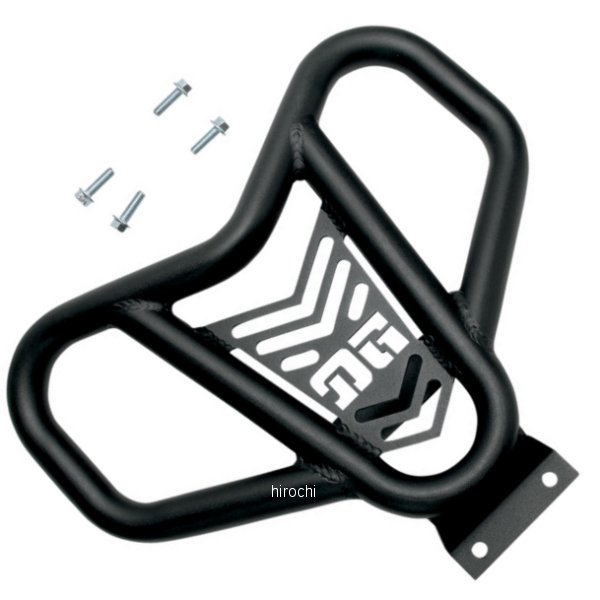 フロントバンパー V-ライト 06年-16年 ヤマハ YFM700R 黒