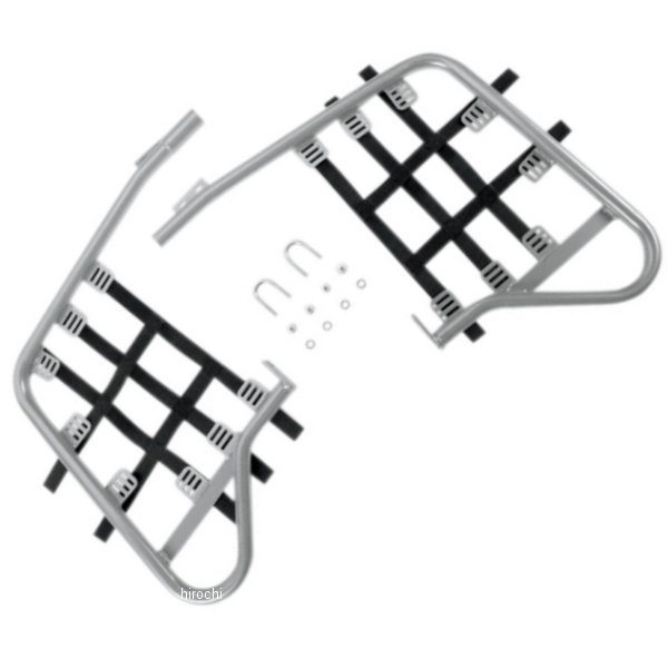 【セール特価】 ヒールガード スチール 87年-96年 ヤマハ YFM350X シルバー/黒