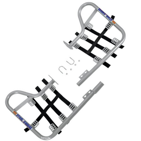 【セール特価】 ヒールガード スチール 88年-06年 ヤマハ YFS200 シルバー/黒