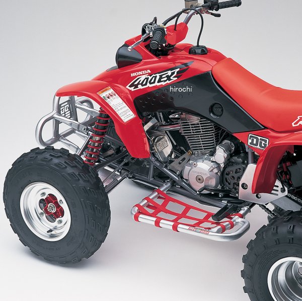 ヒールガード アロイ 99年-15年 ホンダ TRX400EX 赤