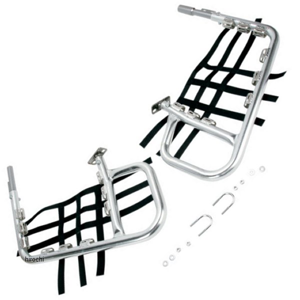 ヒールガード アロイ 87年-92年 スズキ LT250R 黒