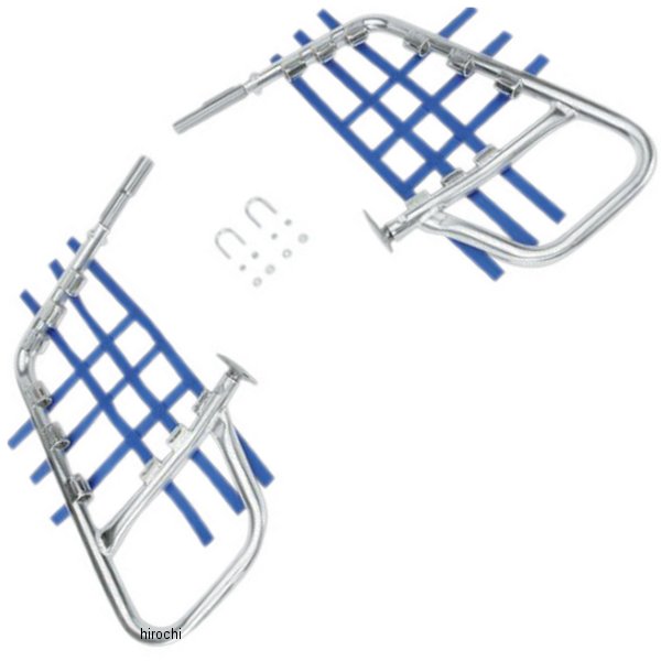 ヒールガード アロイ 85年-86年 スズキ LT250R 青