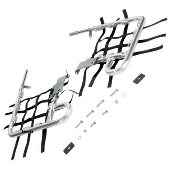 ヒールガード アロイ 04年-10年 カワサキ KFX700 黒