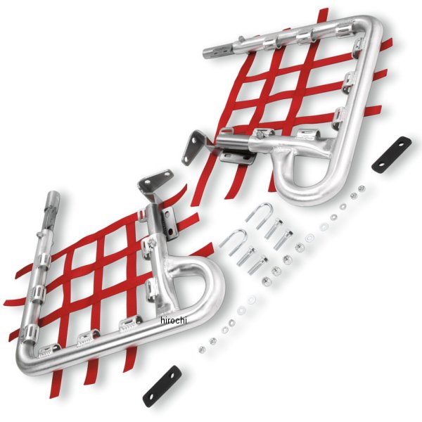 ヒールガード アロイ 99年-15年 ホンダ TRX400EX 赤