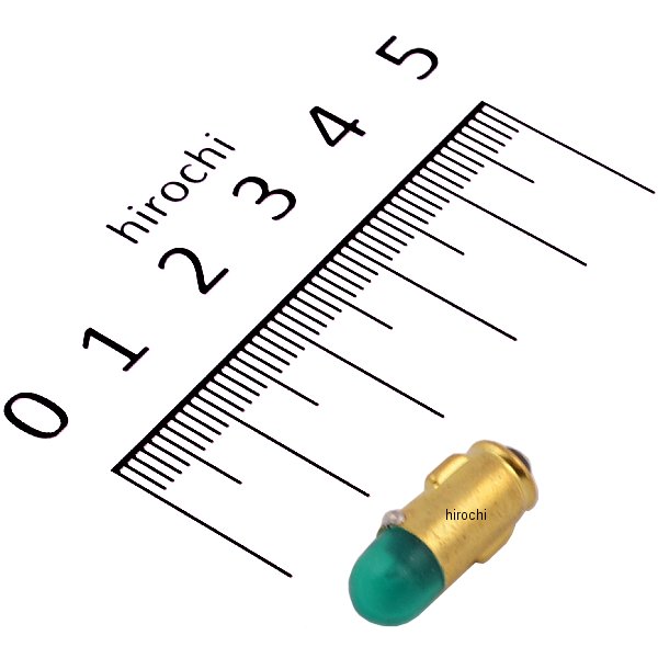 口金シングル球 12V2W メーター/ポジション球 (グリーン) (1個売り)