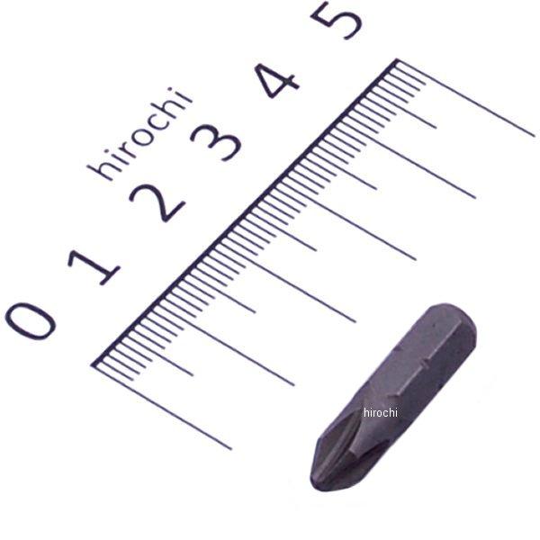 1/4インチ H プラスビット 全長25mm No.2