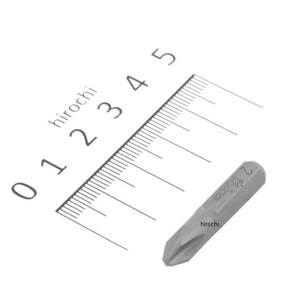 1/4インチ H プラスビット 全長32mm No.2
