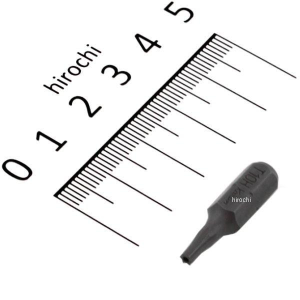 1/4インチ H トルクスビット(イジリ止め) 全長25mm T10H