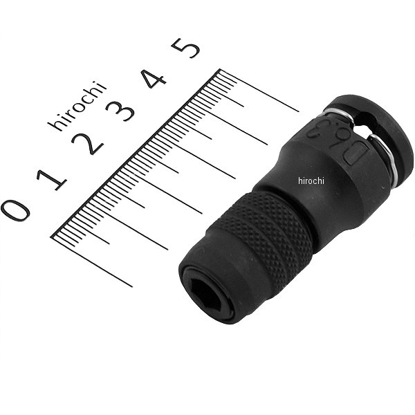 3/8インチsq 1/4インチ Hインパクト用ビットホルダー スライドチャック式