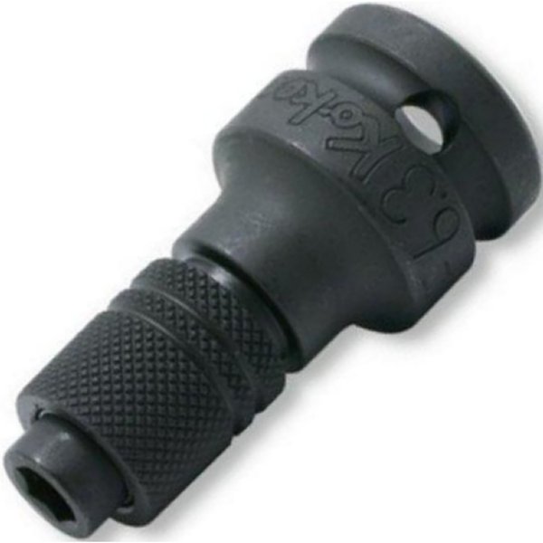 1/2インチsq 1/4インチ Hインパクト用ビットホルダー スライドチャック式