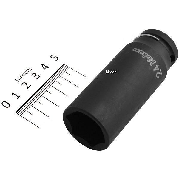 1/2インチsq 薄肉インパクトディープソケット 24mm