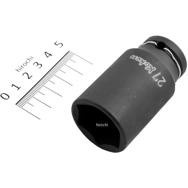 1/2インチsq 薄肉インパクトセミディープソケット 27mm