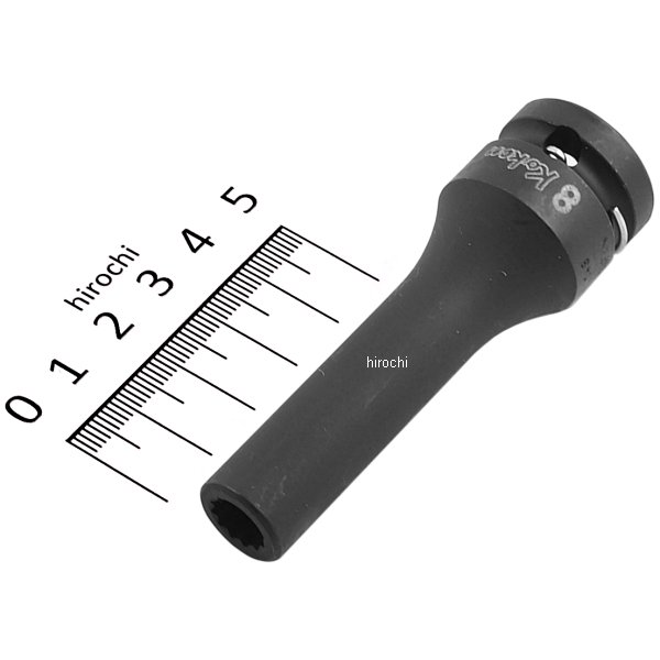 1/2インチsq インパクト12角ディープソケット 8mm