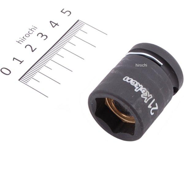 1/2インチsq インパクトソケット マグネットツキ 21mm