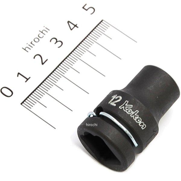 1/2インチsq 薄肉インパクトソケット(12角) 12mm