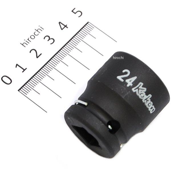 1/2インチsq 薄肉インパクトソケット(12角) 24mm