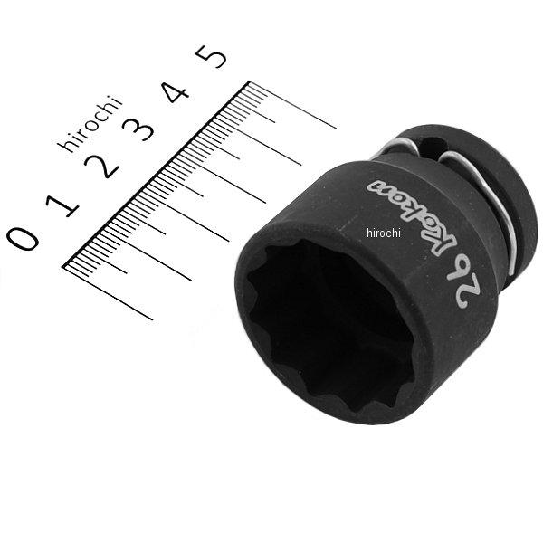 1/2インチsq 薄肉インパクトソケット(12角) 26mm