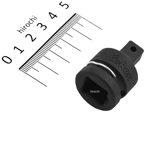 1/2インチsq インパクトアダプター 1/2インチ x3/8インチ