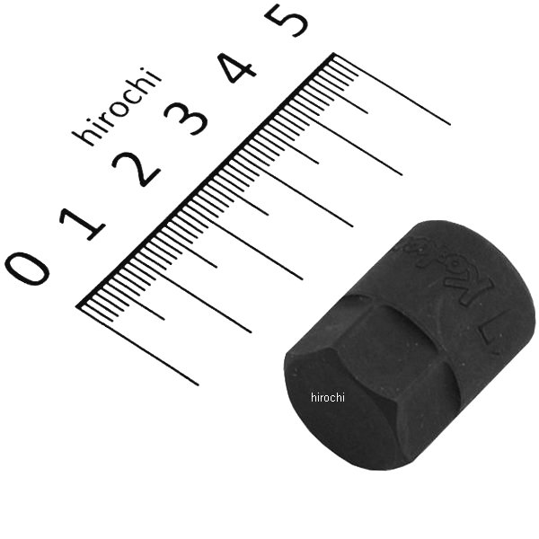 3/8インチsq ヘックスビットソケット 全長25mm 17mm